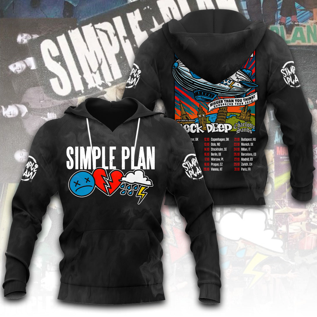 Simple Plan Tour 2026 3D Apparel – TANTN22556