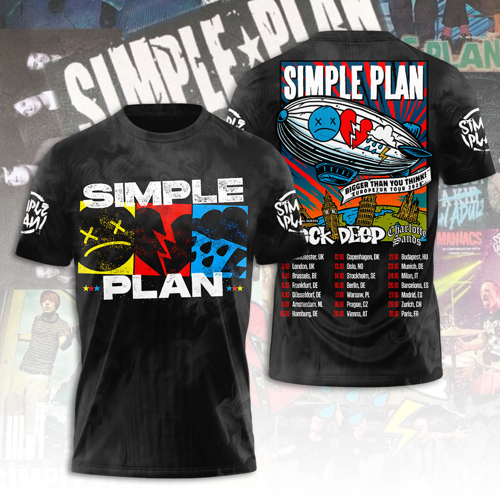 Simple Plan Tour 2026 3D Apparel – TANTN22557