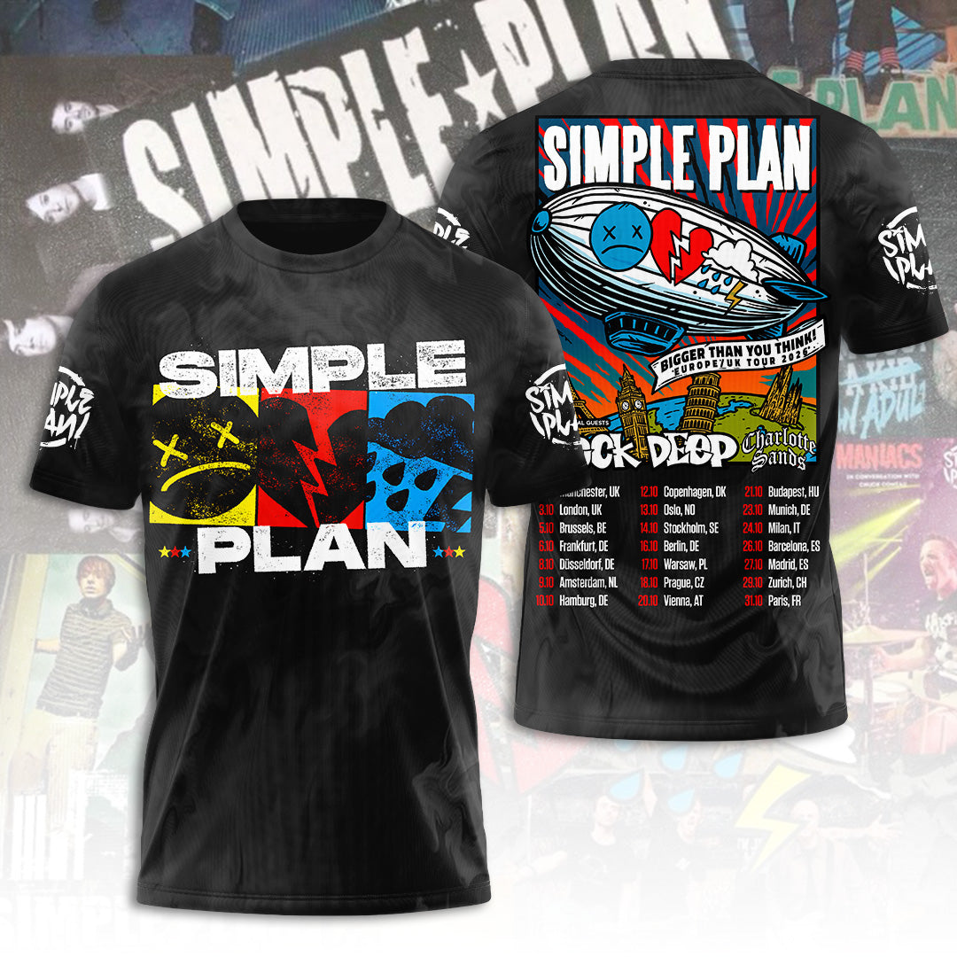 Simple Plan Tour 2026 3D Apparel – TANTN22557
