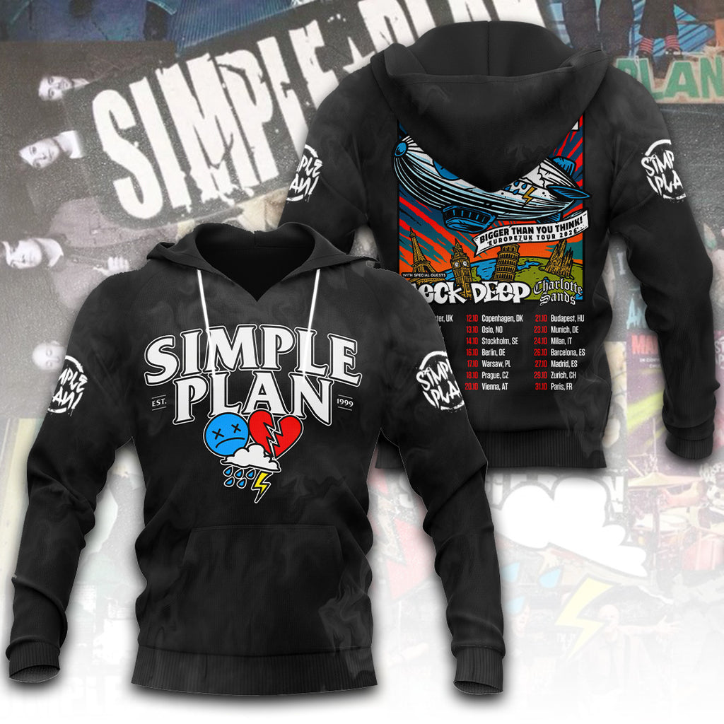 Simple Plan Tour 2026 3D Apparel – TANTN22598