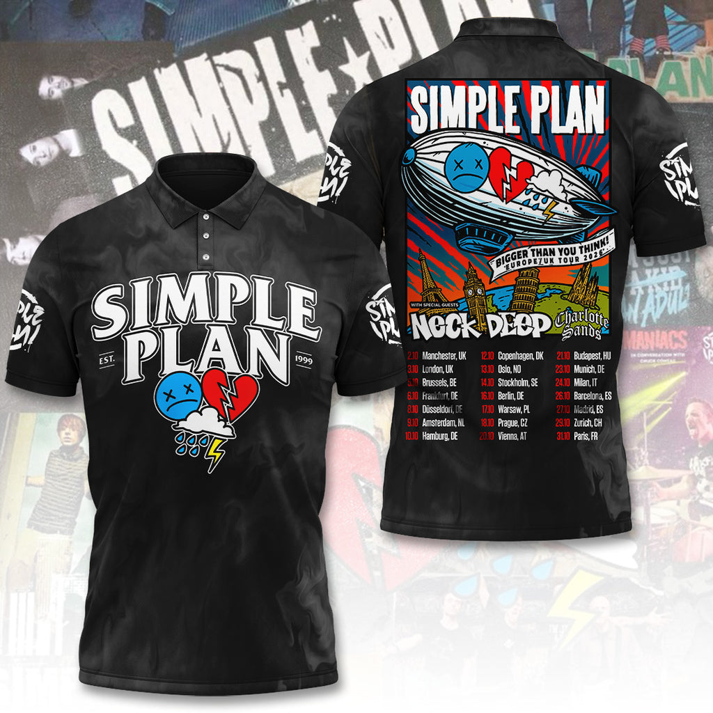 Simple Plan Tour 2026 3D Apparel – TANTN22598