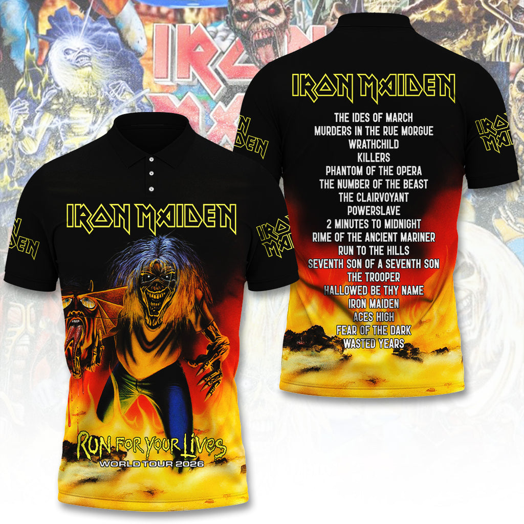Iron Maiden Tour 2026 3D Apparel – TANTN22741