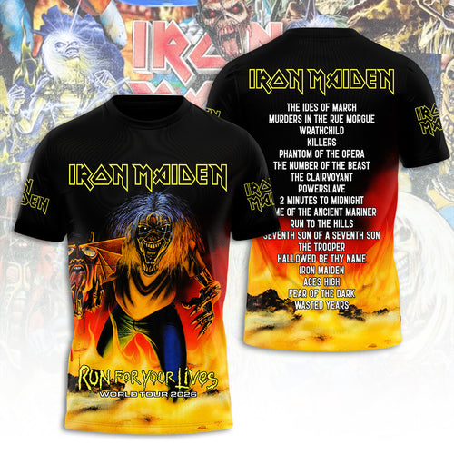 Iron Maiden Tour 2026 3D Apparel – TANTN22741