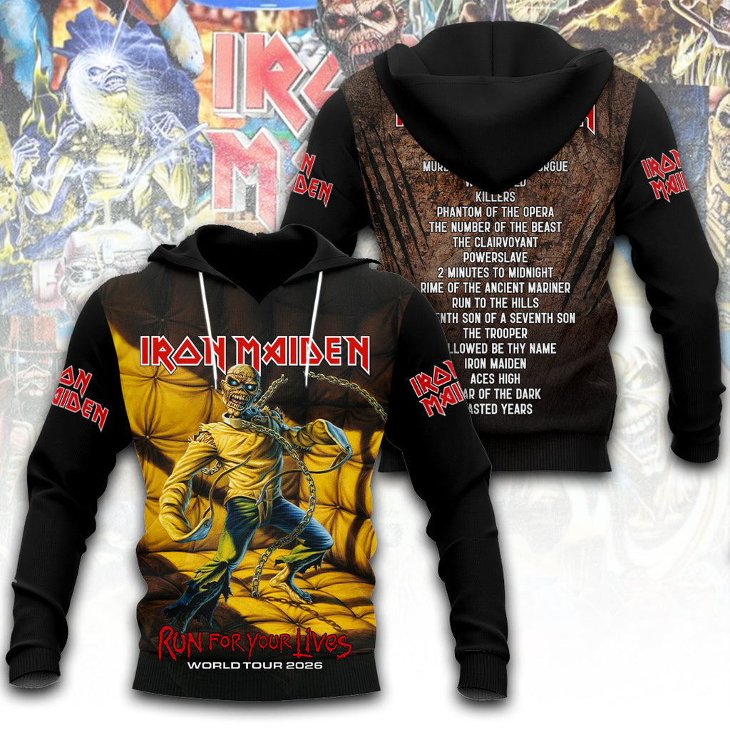 Iron Maiden Tour 2026 3D Apparel – TANTN22747