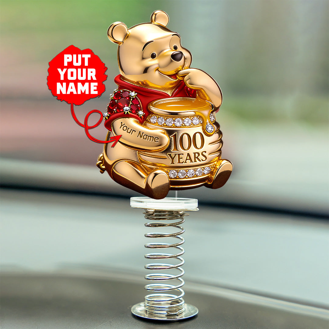 Personalized Winnie-the-Pooh 100th Anniversary Custom Shape Spring Acrylic Standee – TANTN22778