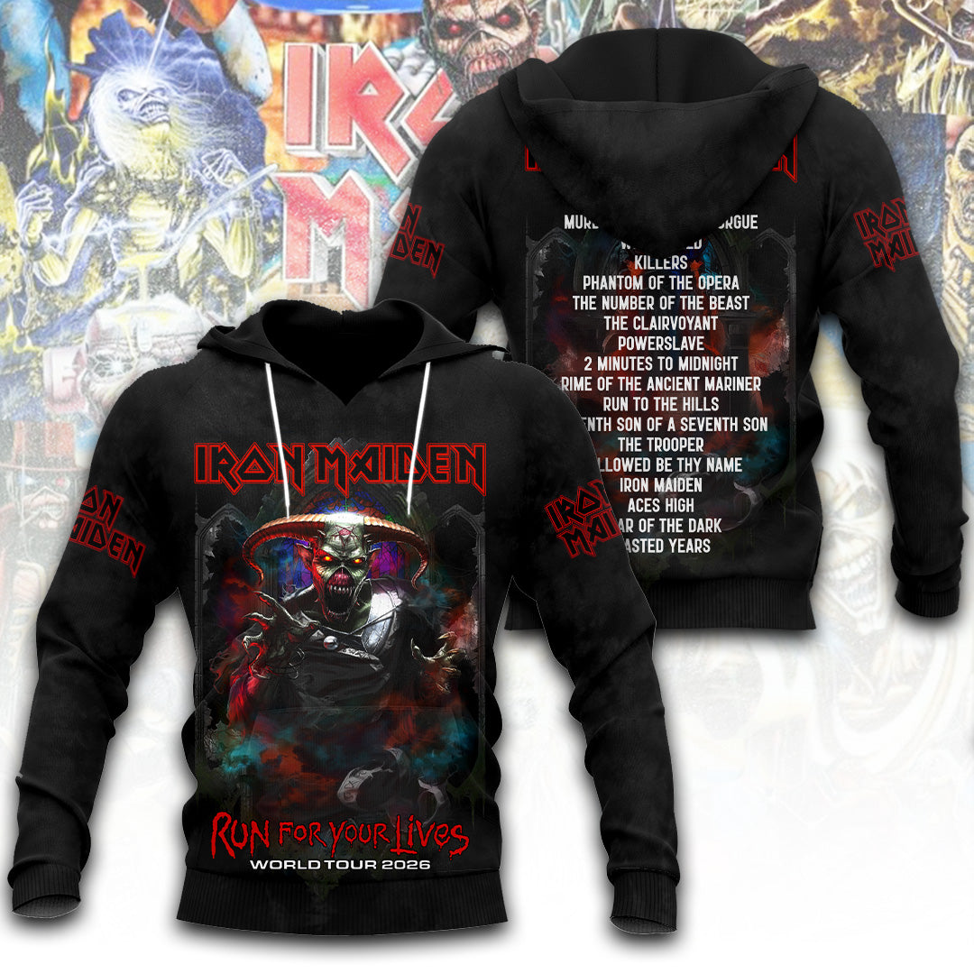 Iron Maiden Tour 2026 3D Apparel – TANTN22795