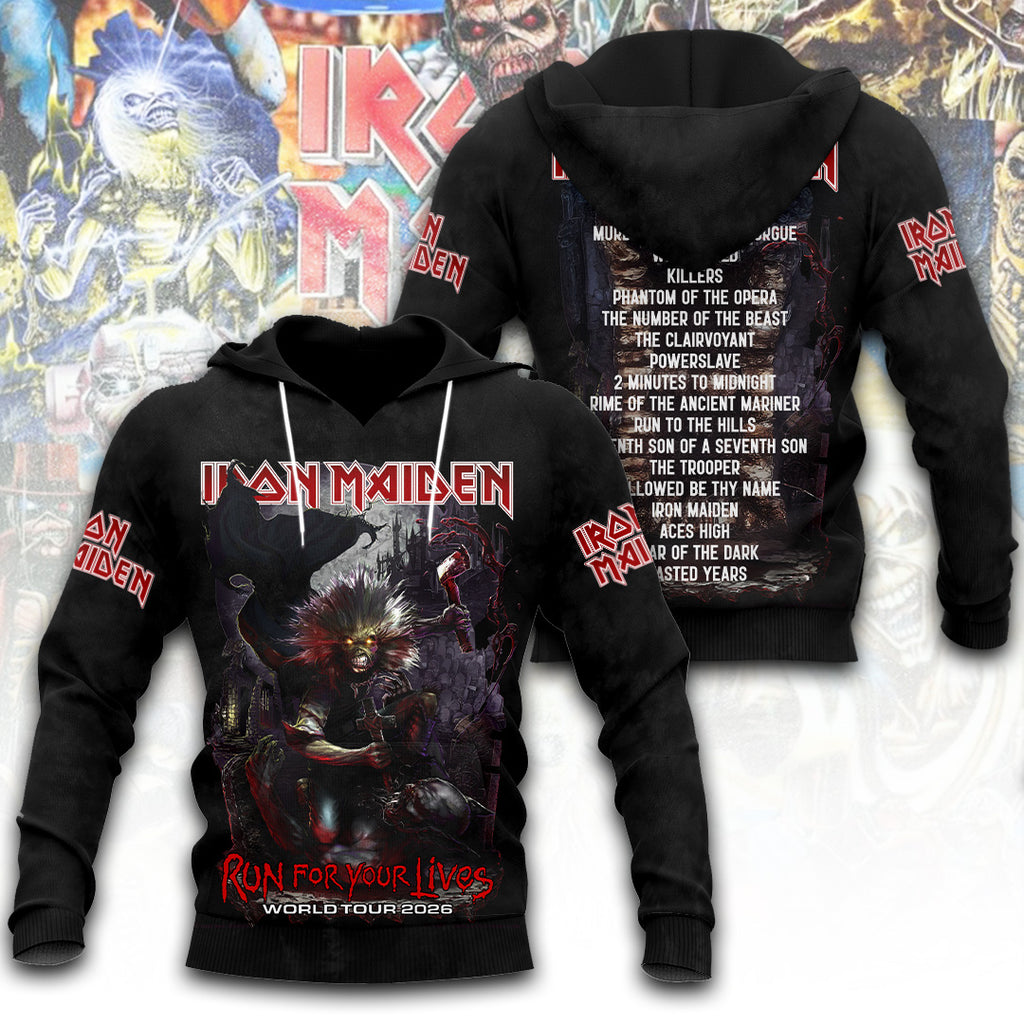 Iron Maiden Tour 2026 3D Apparel – TANTN22798
