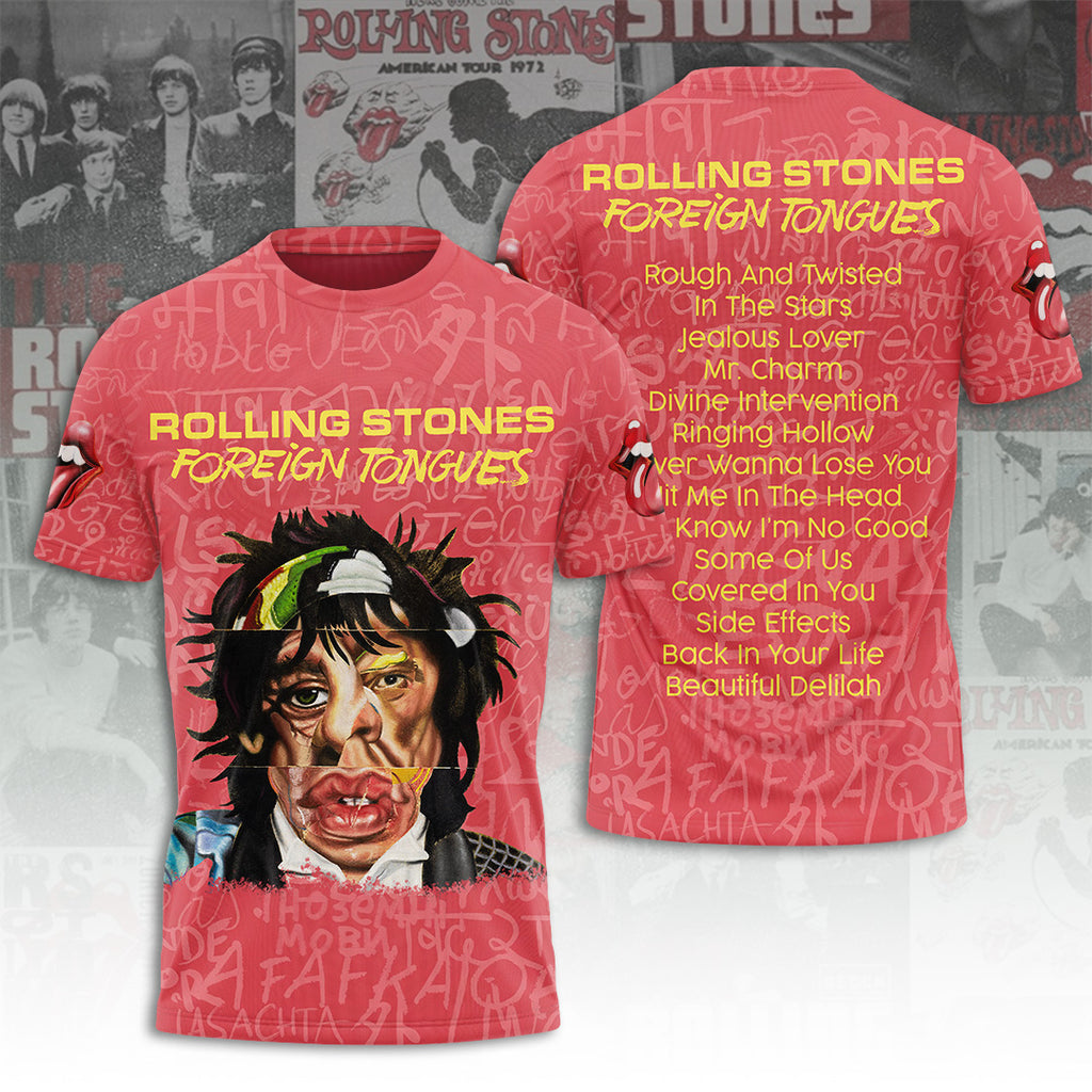 The Rolling Stones x Foreign Tongues 3D Apparel – TANTN22829
