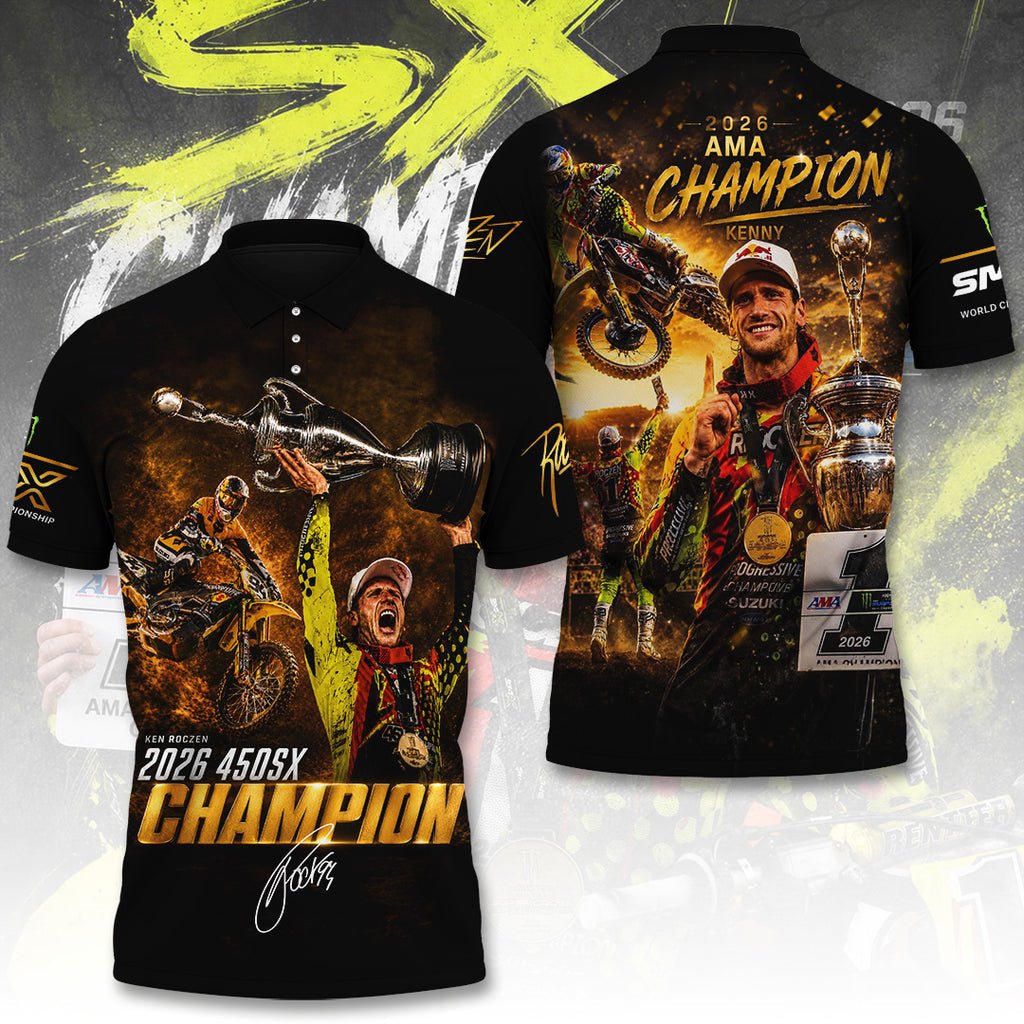 Ken Roczen 450SX Champion 2026 3D Apparel – TANTN22873