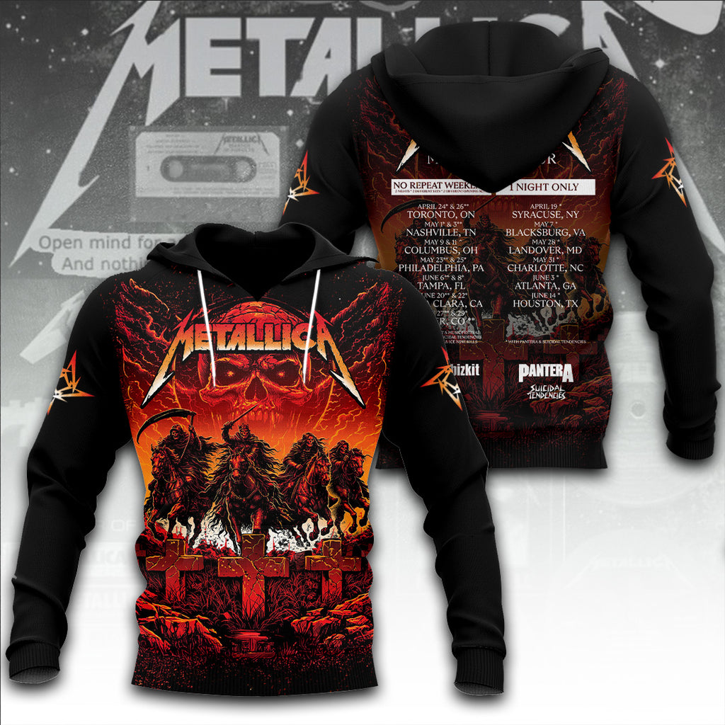 Metallica Tour 2026 3D Apparel – TANTN22880