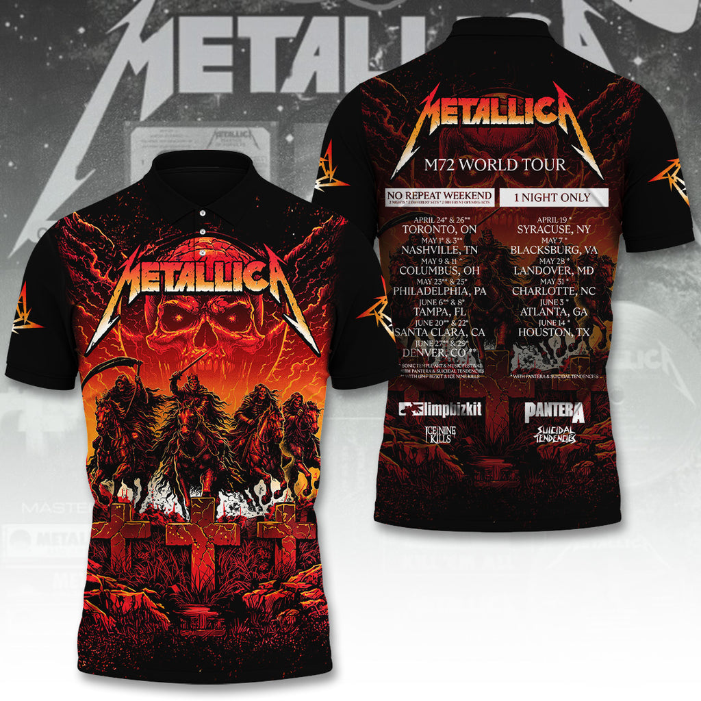 Metallica Tour 2026 3D Apparel – TANTN22880