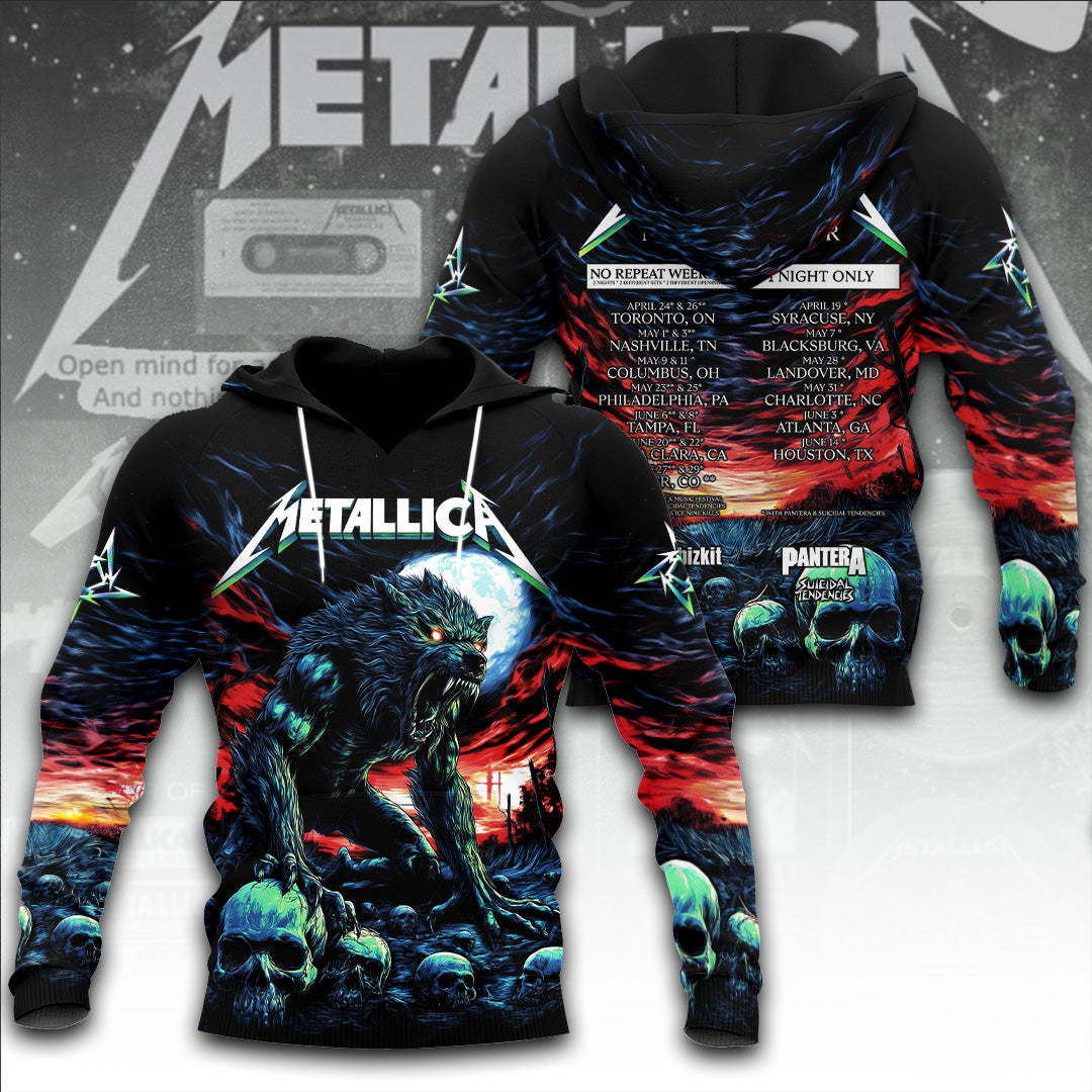 Metallica Tour 2026 3D Apparel – TANTN22882