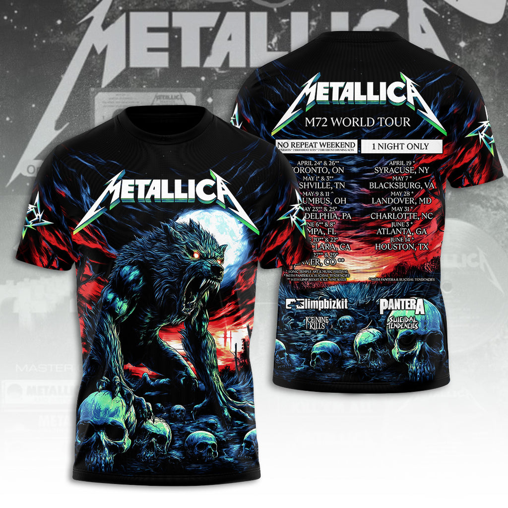 Metallica Tour 2026 3D Apparel – TANTN22882