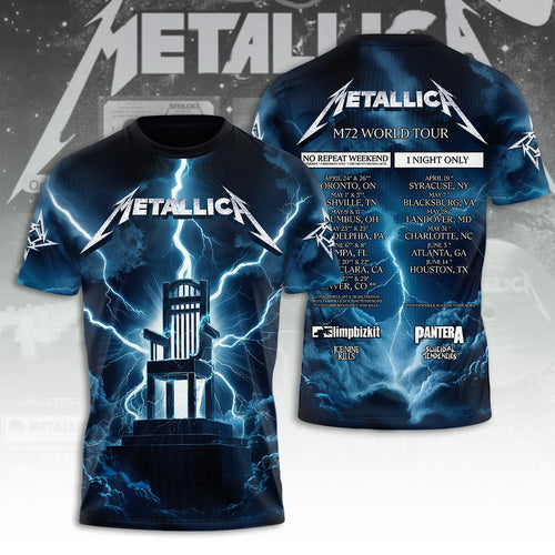 Metallica Tour 2026 3D Apparel – TANTN22883