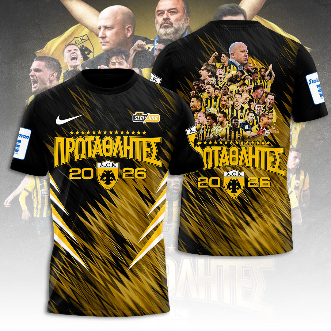AEK FC Champions 25/26 3D Apparel – TANTN22937