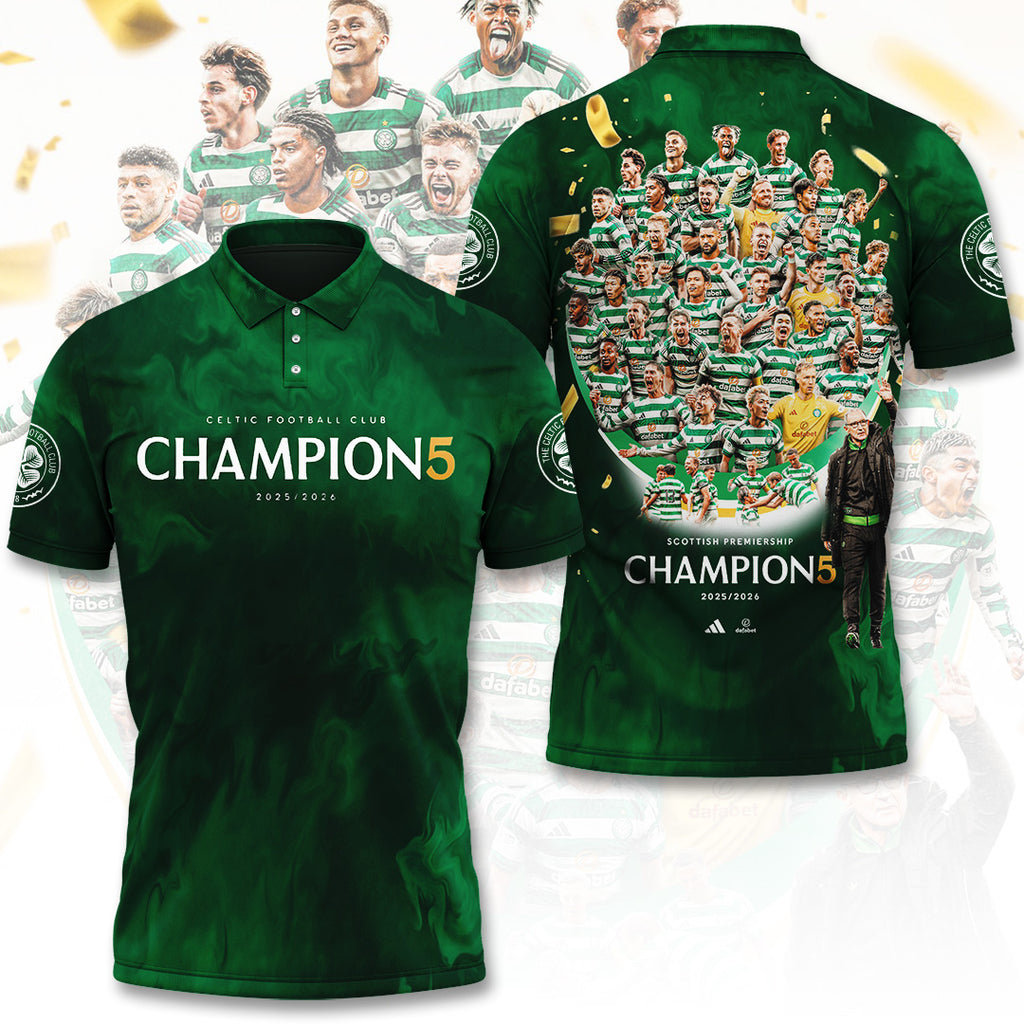 Celtic F.C. Champions 25/26 3D Apparel – TANTN22940