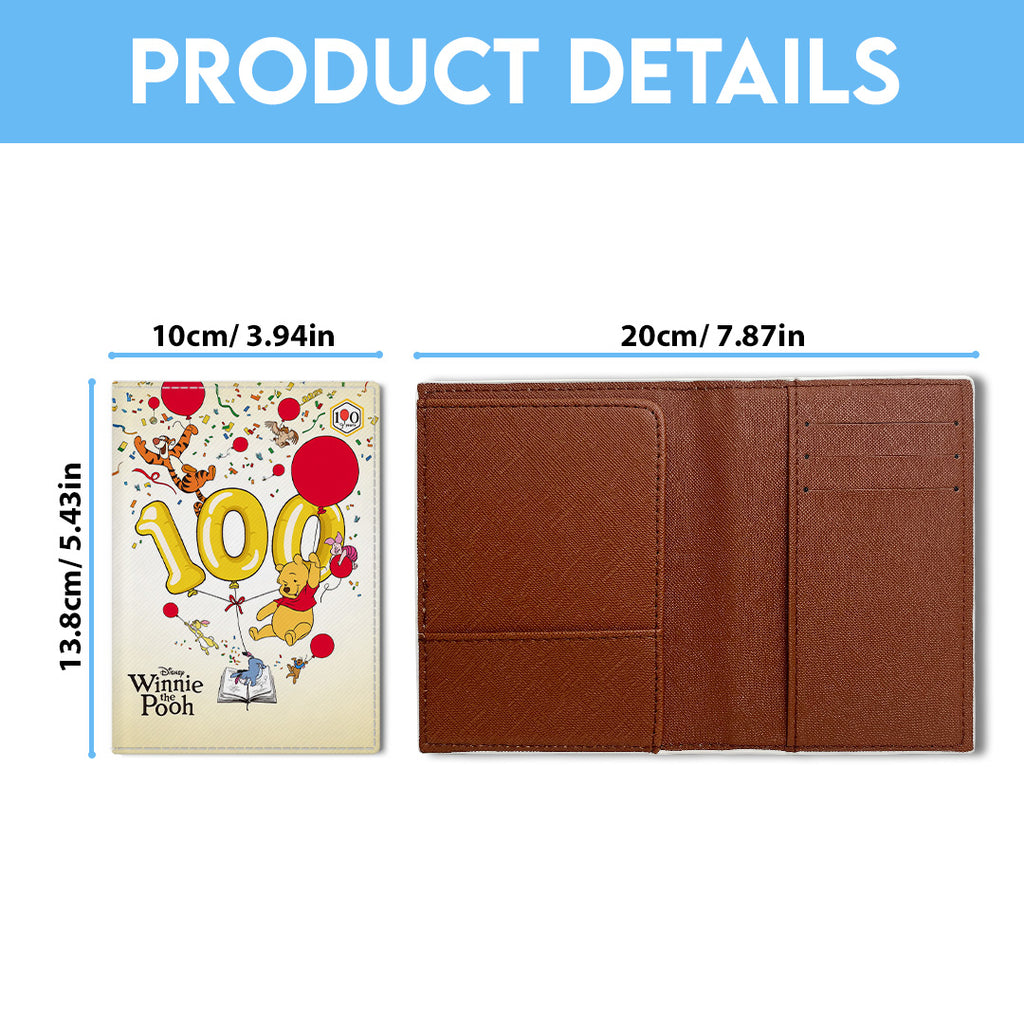 Winnie-the-Pooh 100th Anniversary Leather Passport Cover – TANTN22971