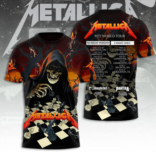 Metallica Tour 2026 3D Apparel – TANTN23079