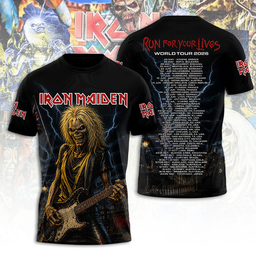 Iron Maiden Tour 2026 3D Apparel – TANTN23319