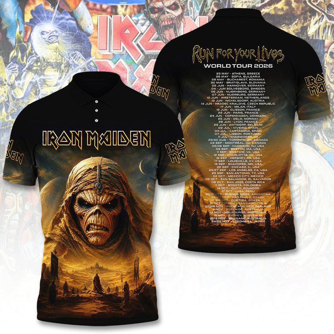 Iron Maiden Tour 2026 3D Apparel – TANTN23347