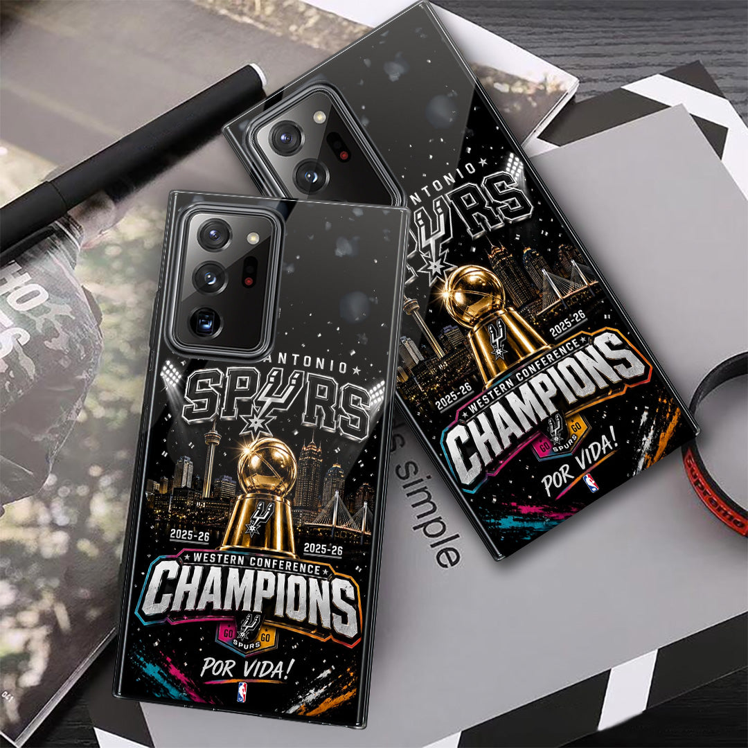 San Antonio Spurs NBA Western Conference Champions 2026 Phone Case – TANTN23360