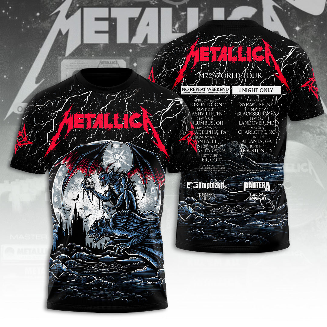 Metallica Tour 2026 3D Apparel – TANTN23368