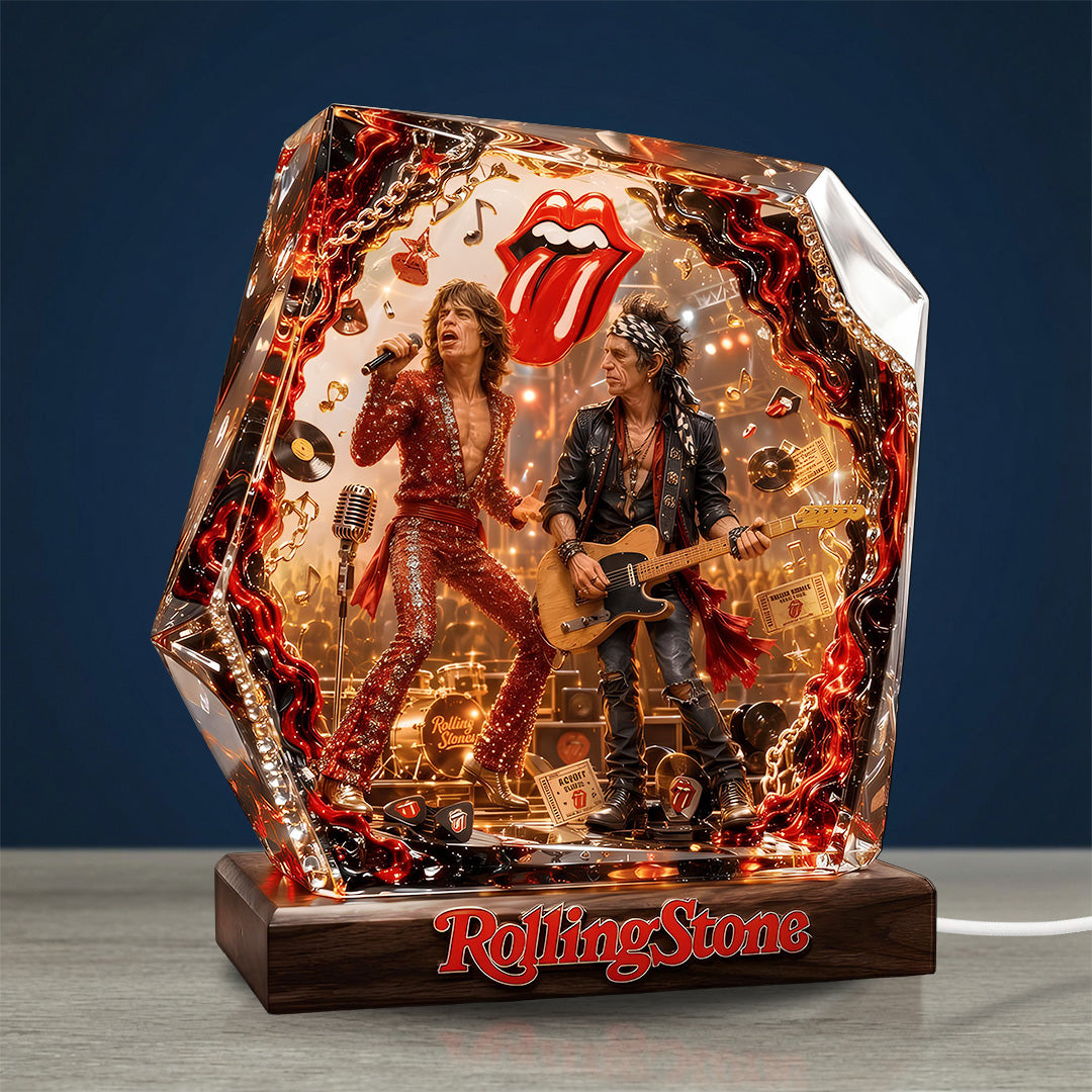 The Rolling Stones Custom Shape Acrylic Light Box – TANTN23455