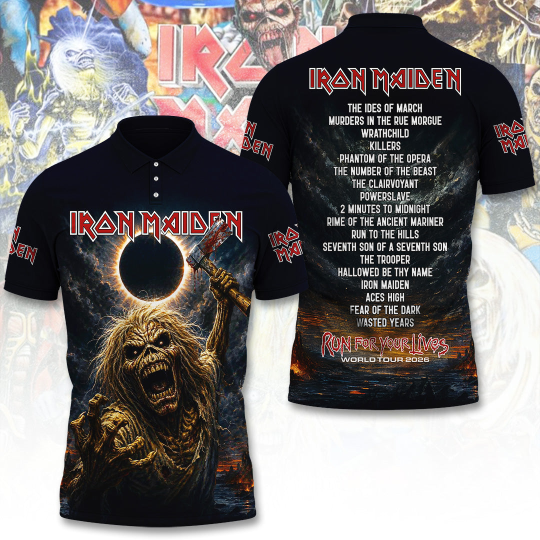 Iron Maiden Tour 2026 3D Apparel – TANTN23505
