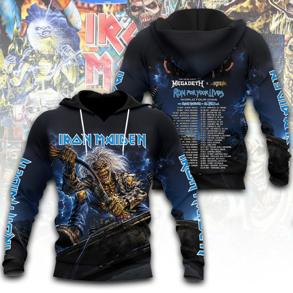 Iron Maiden Tour 2026 3D Apparel – TANTN23507