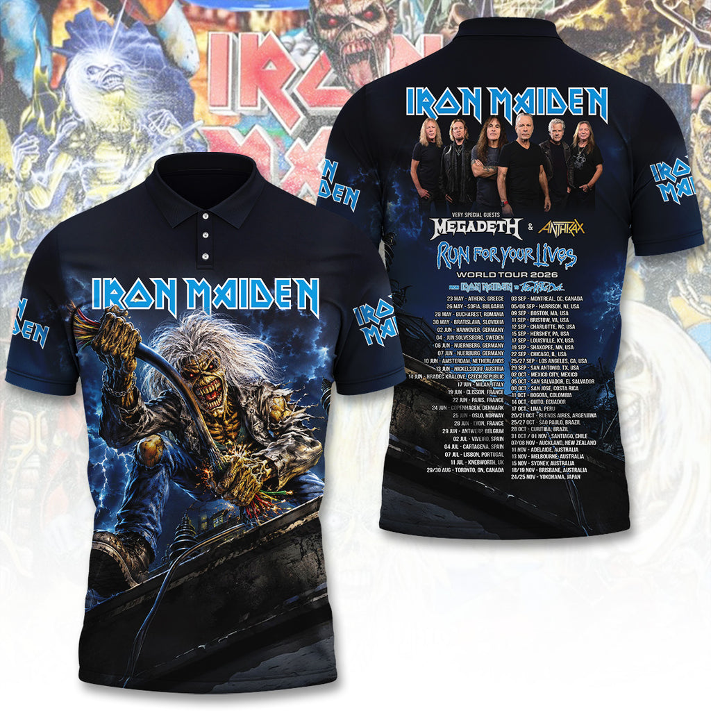 Iron Maiden Tour 2026 3D Apparel – TANTN23507