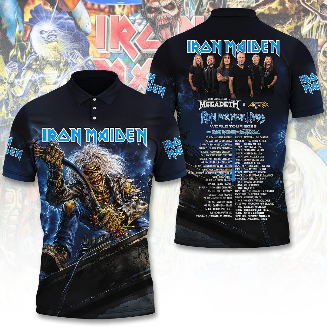 Iron Maiden Tour 2026 3D Apparel – TANTN23507