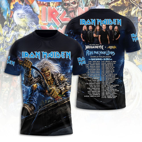 Iron Maiden Tour 2026 3D Apparel – TANTN23507