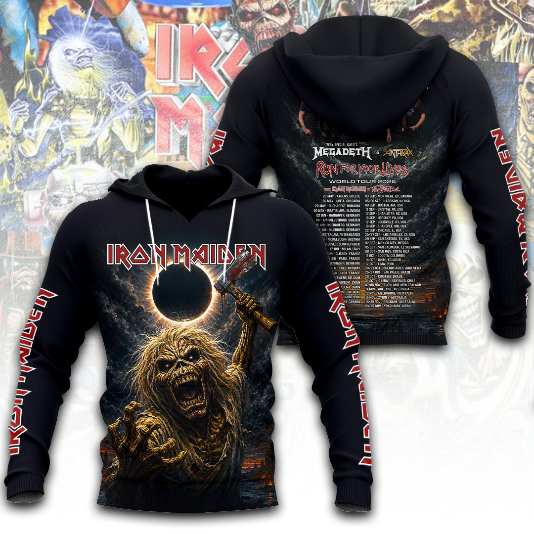 Iron Maiden Tour 2026 3D Apparel – TANTN23508