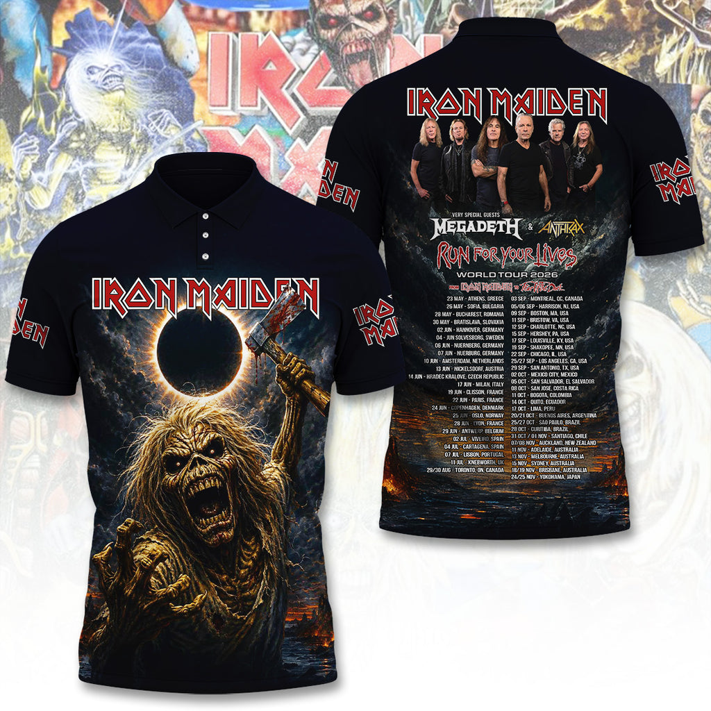 Iron Maiden Tour 2026 3D Apparel – TANTN23508