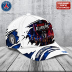 Personalized Paris Saint-Germain Champions of Europe 25/26 Classic Cap – TANTN23541