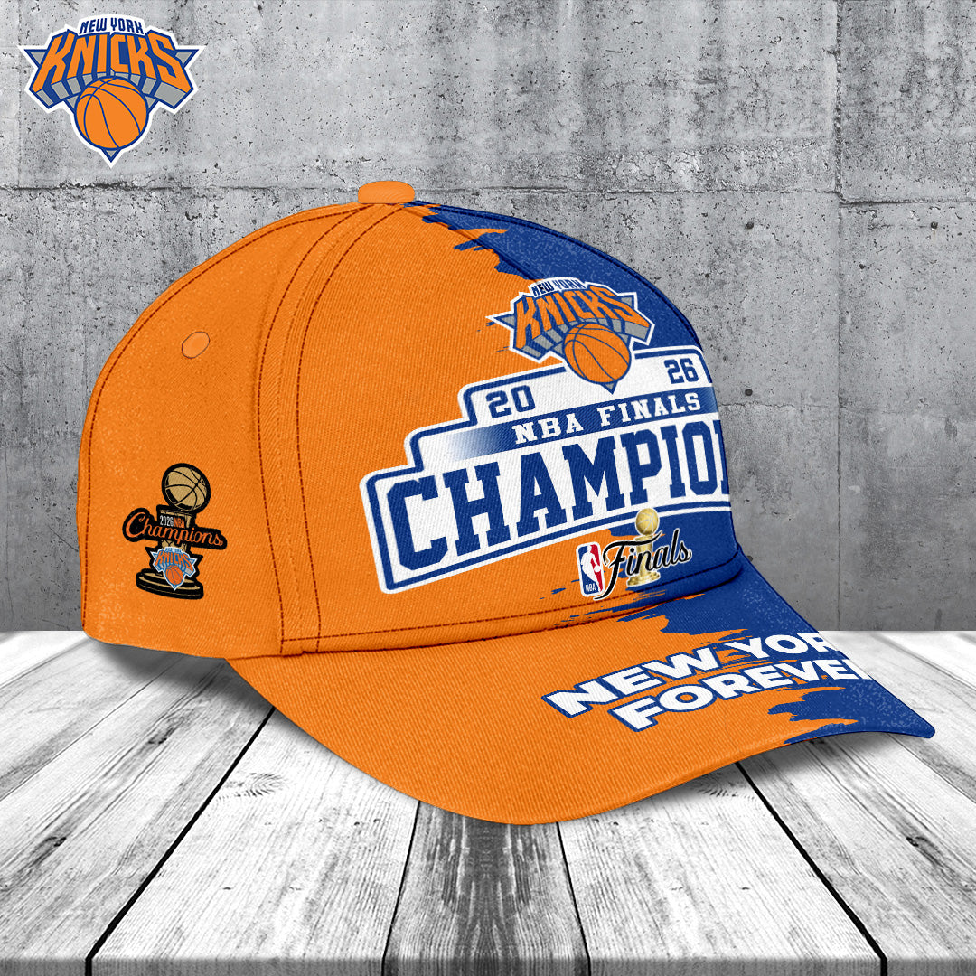 New York Knicks NBA Finals Champions 2026 Classic Cap – TANTN23664