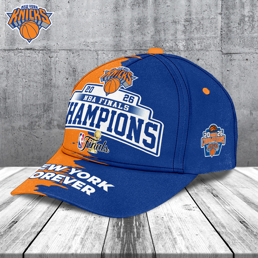 New York Knicks NBA Finals Champions 2026 Classic Cap – TANTN23664
