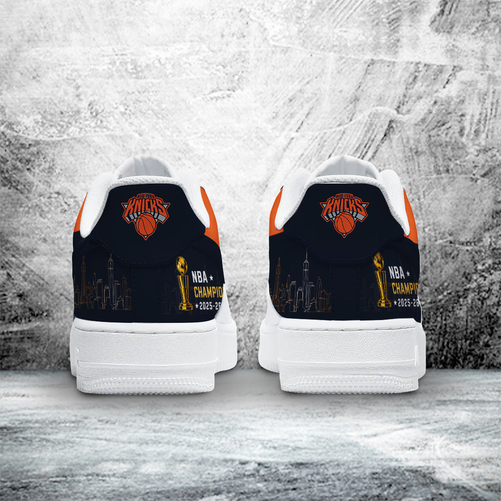 Personalized New York Knicks NBA Finals Champions 2026 AF1 Sneaker – TANTN23670