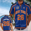 New York Knicks NBA Finals Champions 2026 Short Sleeve Button-Down Shirt – TANTN23674