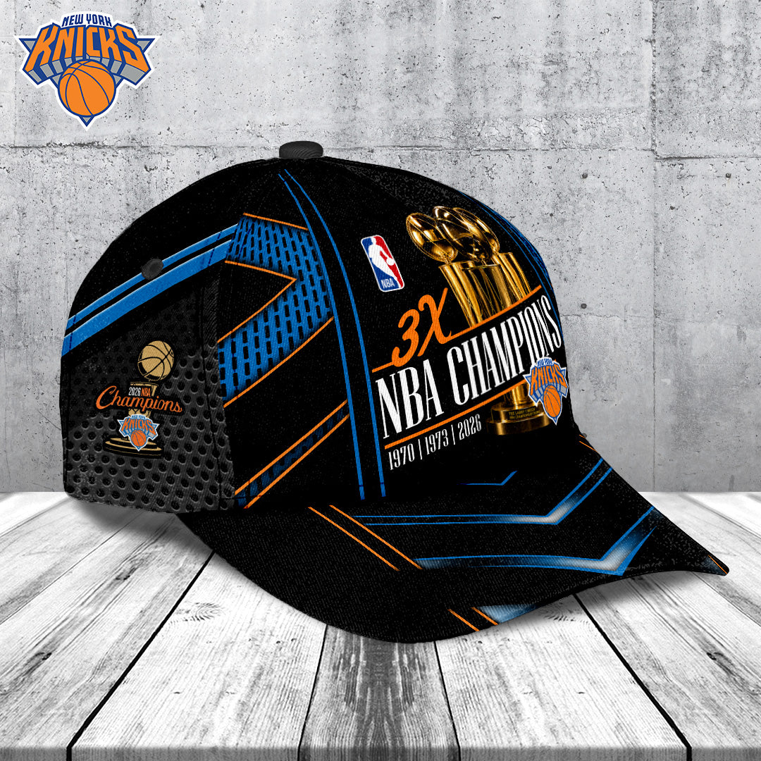 New York Knicks NBA Finals Champions 2026 Classic Cap – TANTN23693