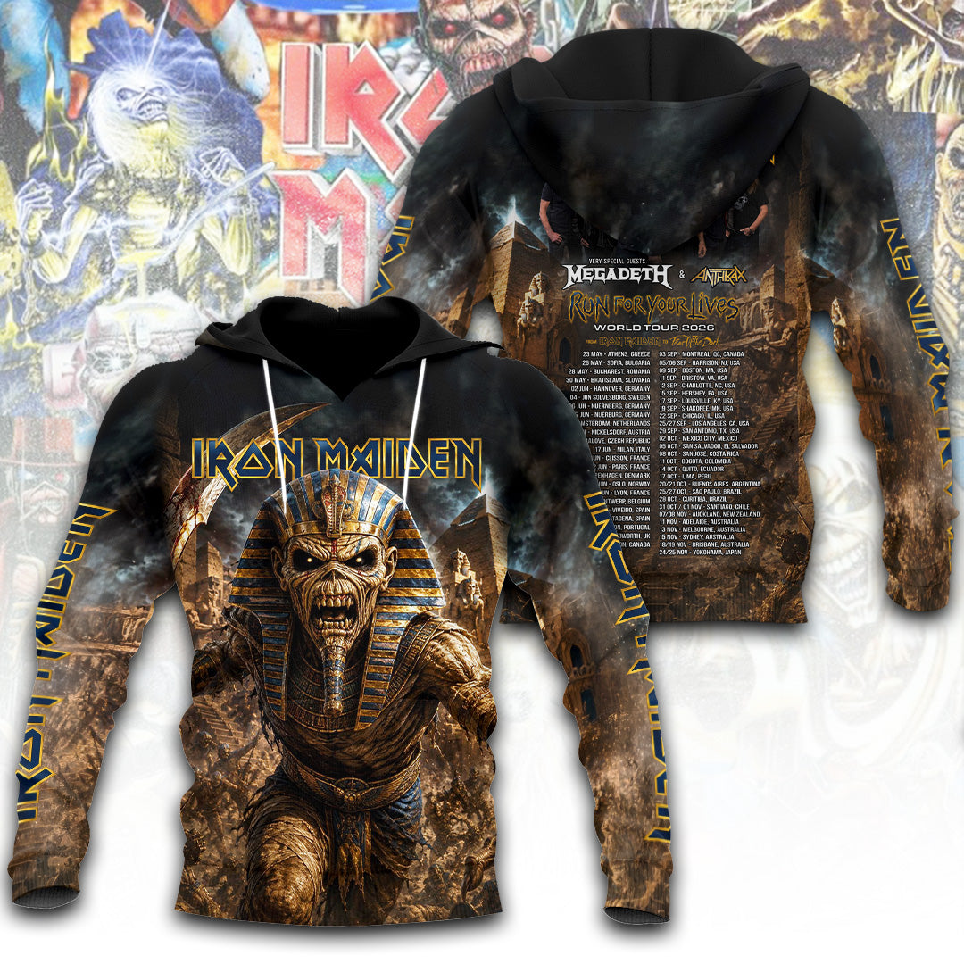 Iron Maiden Tour 2026 3D Apparel – TANTN23706