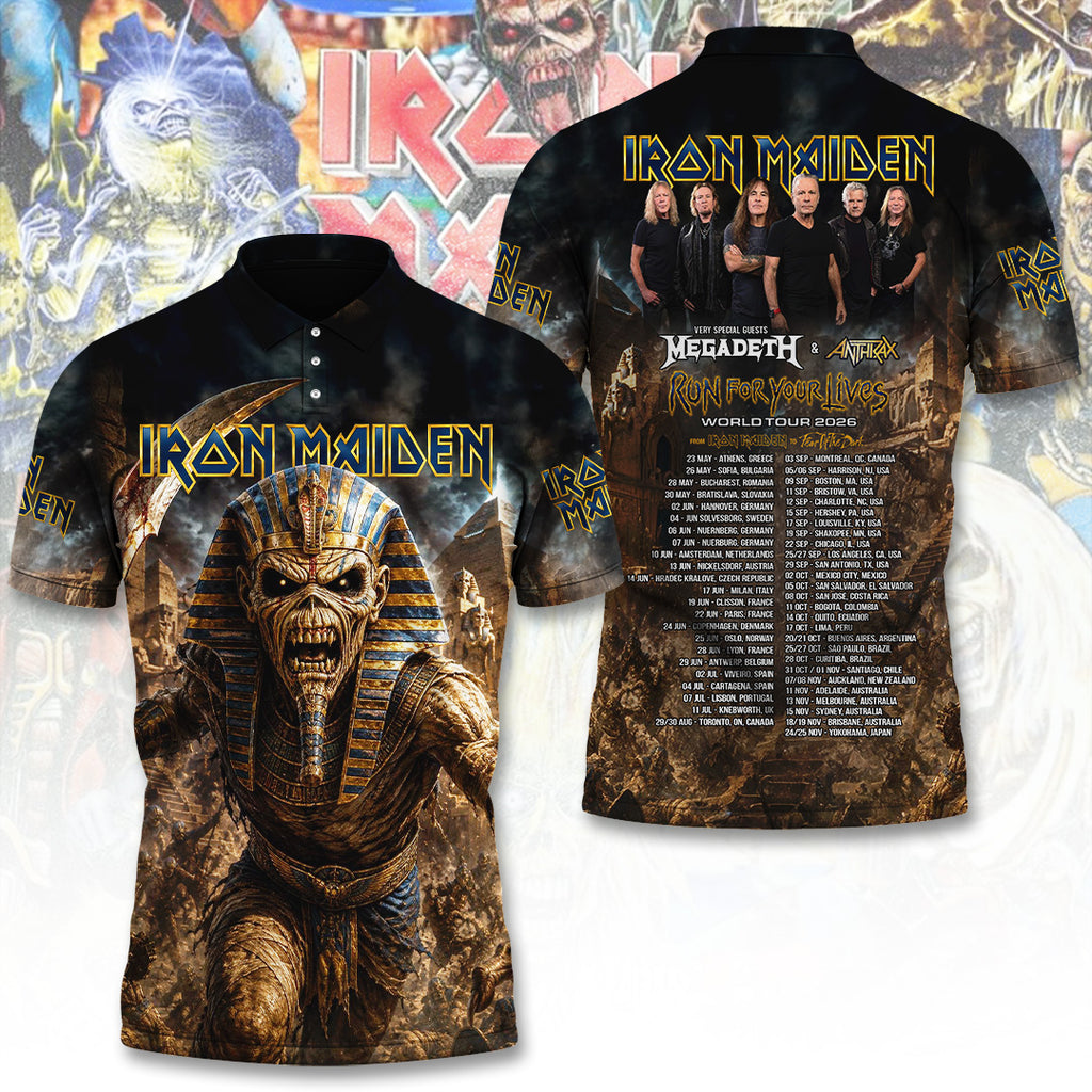 Iron Maiden Tour 2026 3D Apparel – TANTN23706