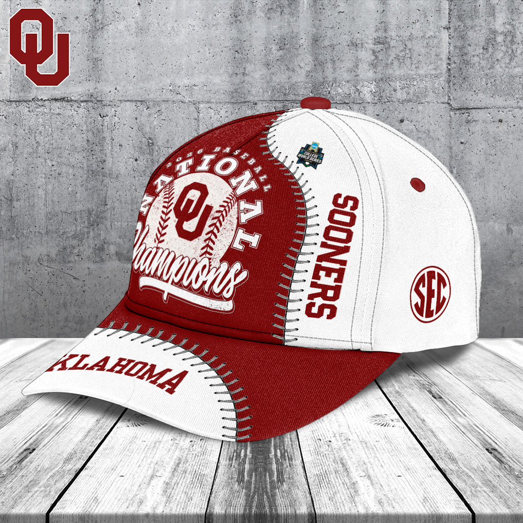 Oklahoma Sooners 2026 NCAA Baseball Men's College World Series Champions Classic Cap – TANTN23863
