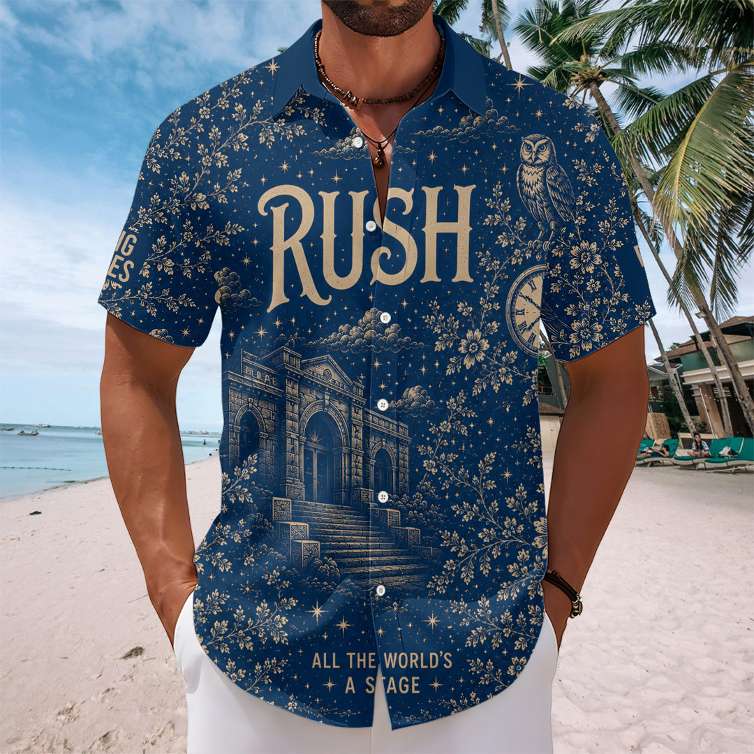 Rush Short Sleeve Button-Down Shirt – TANTN23960