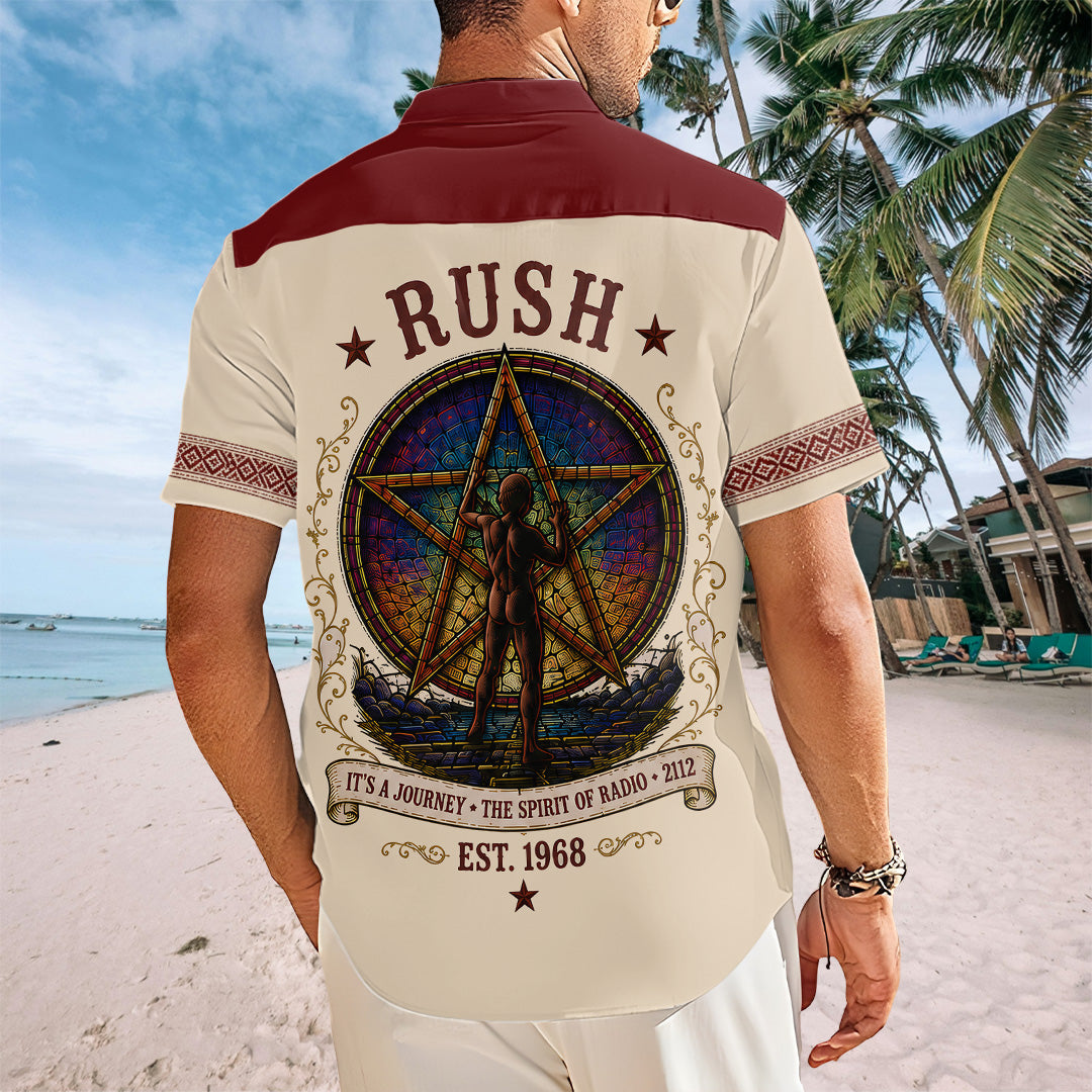 Rush Short Sleeve Button-Down Shirt – TANTN23962