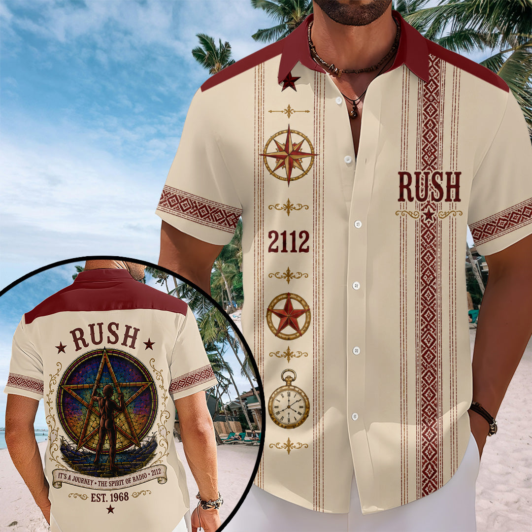 Rush Short Sleeve Button-Down Shirt – TANTN23962