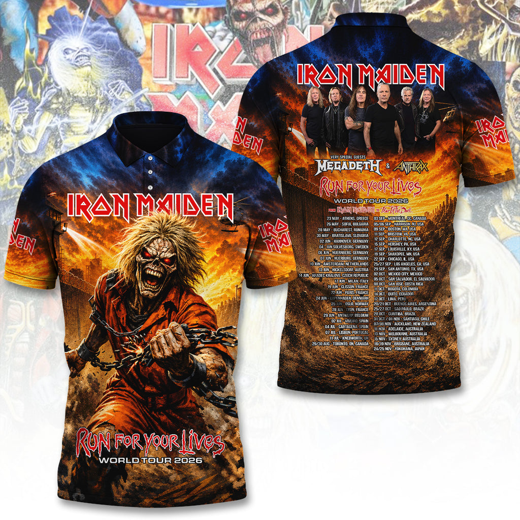 Iron Maiden Tour 2026 3D Apparel – TANTN23969
