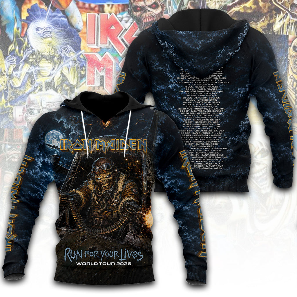Iron Maiden Tour 2026 3D Apparel – TANTN24069