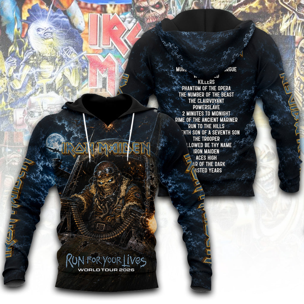 Iron Maiden Tour 2026 3D Apparel – TANTN24071