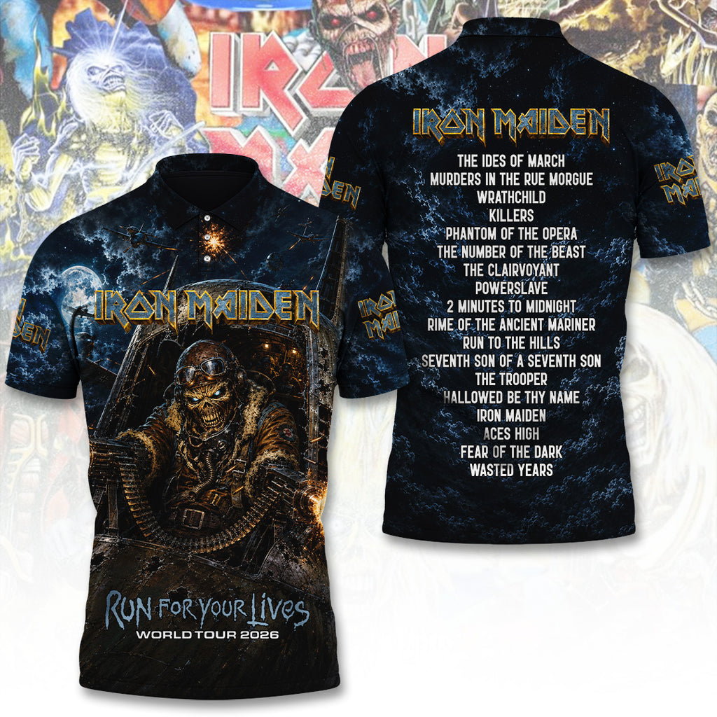 Iron Maiden Tour 2026 3D Apparel – TANTN24071